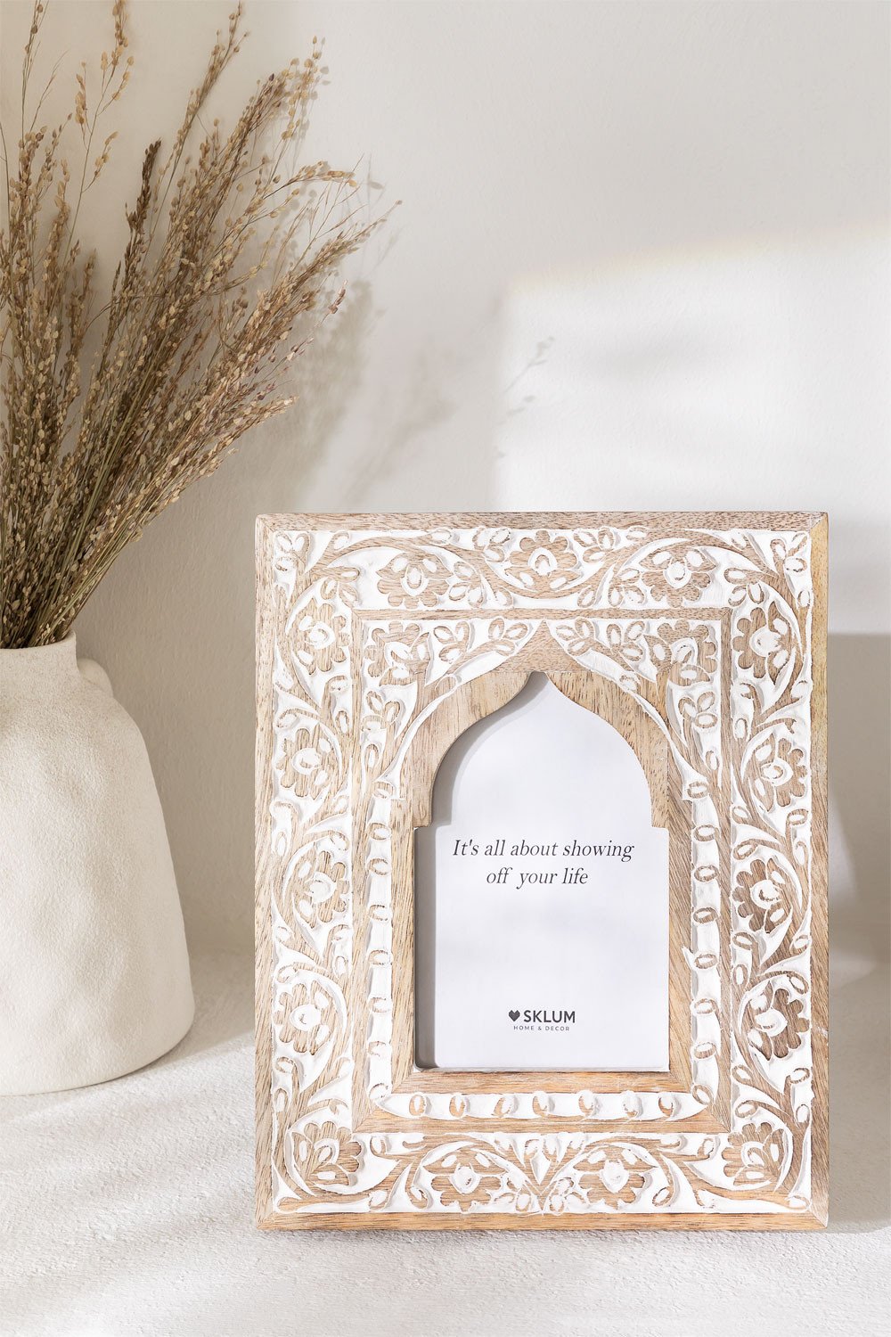 Mango Wood Photo Frame Lixeni - SKLUM