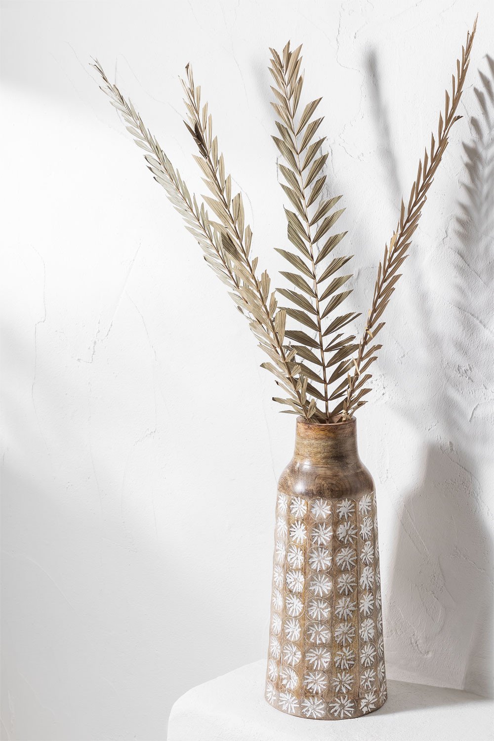 Mango Wood Vase Batri, gallery image 1