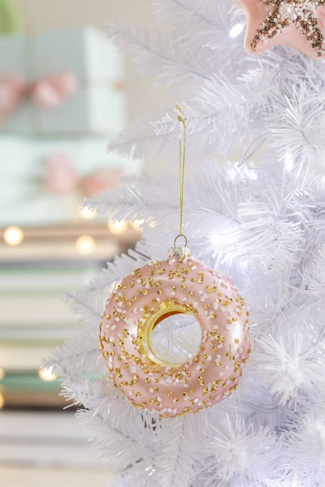 Pack of 4 Christmas Ornaments Donutt 