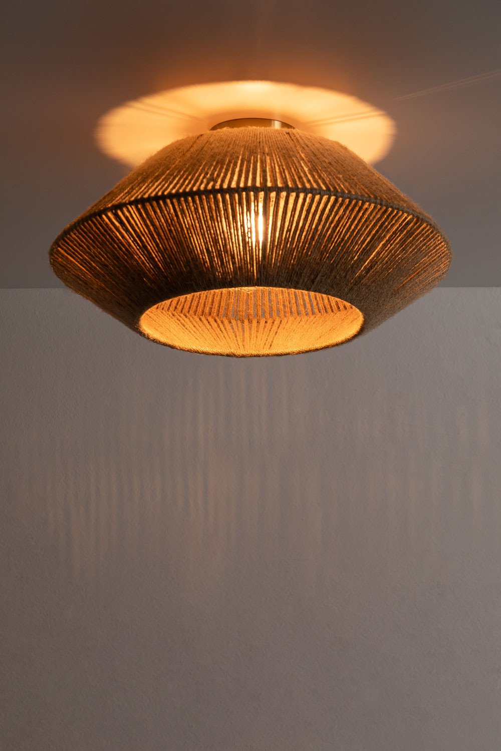 Natural Rope Ceiling Lamp Rachid , gallery image 2