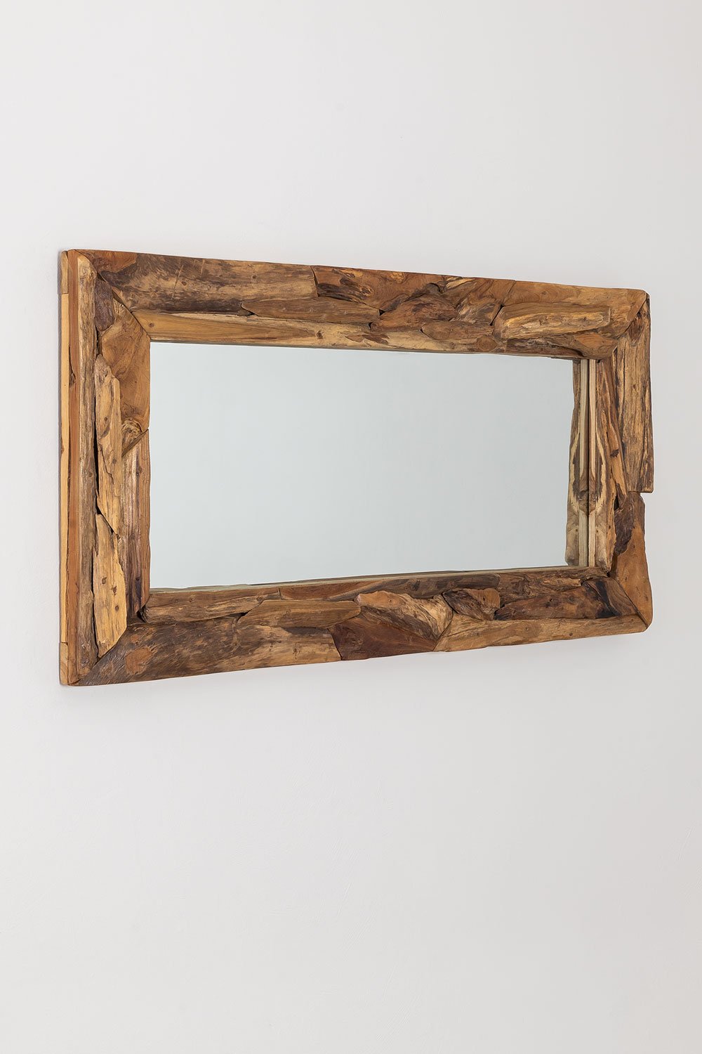 Wooden Rectangular Wall Mirror Raffa , gallery image 2