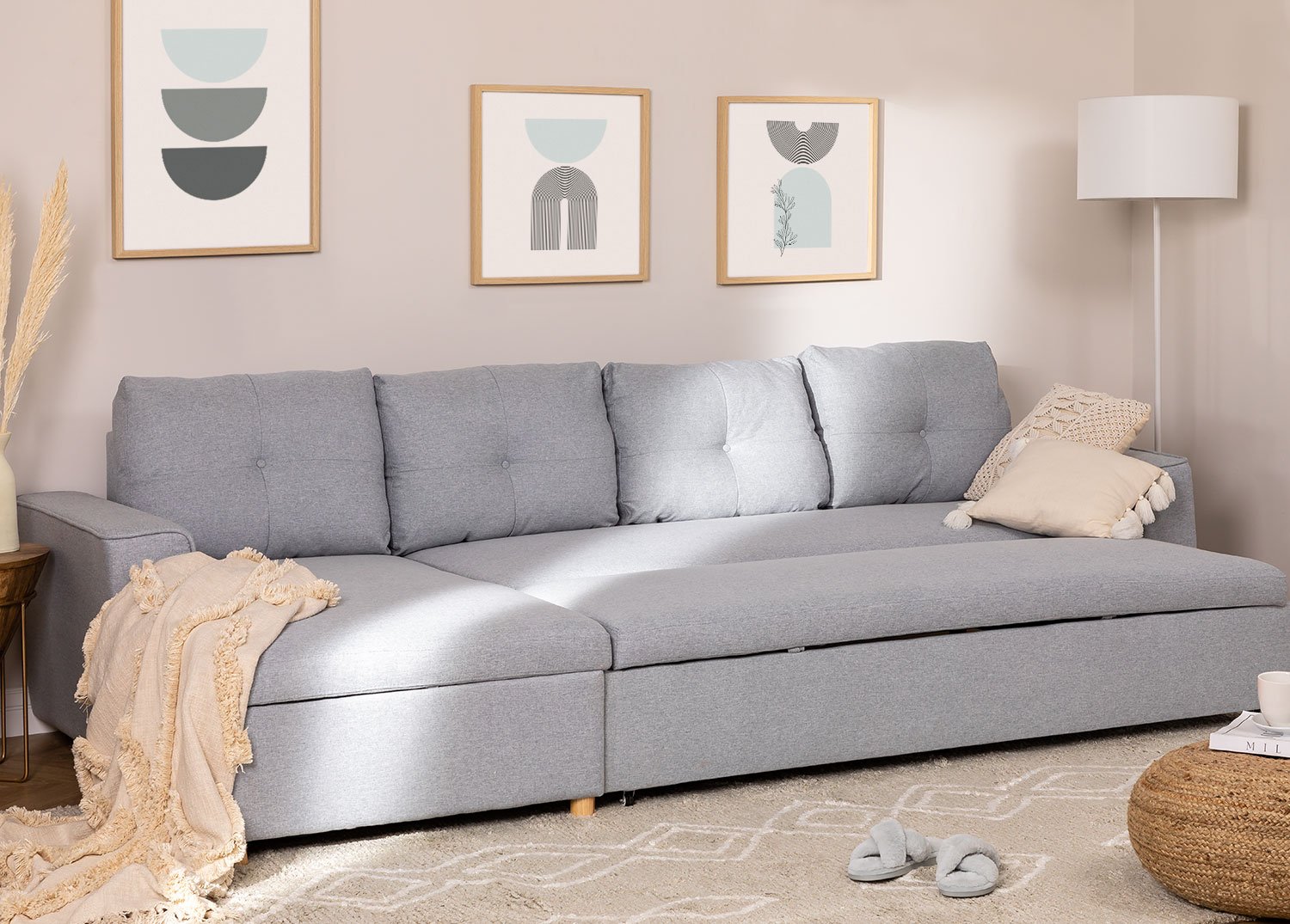 4 seater sofa bed with chaise