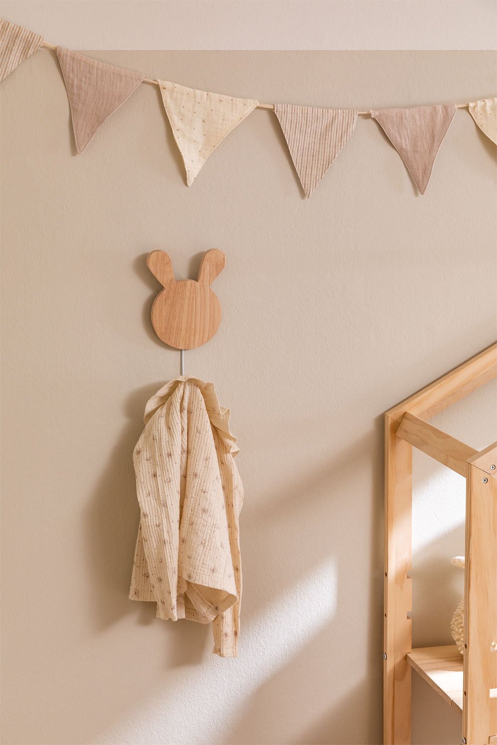 Wooden Hanger Buny Style Kids , gallery image 1