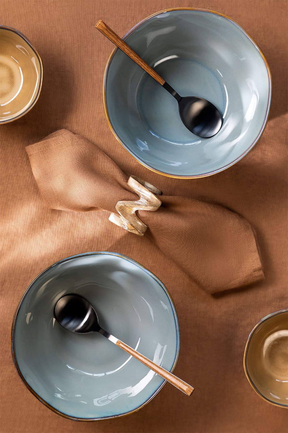 Pack of 2 Porcelain Ø20,5 BOWLS BIÖH, gallery image 1