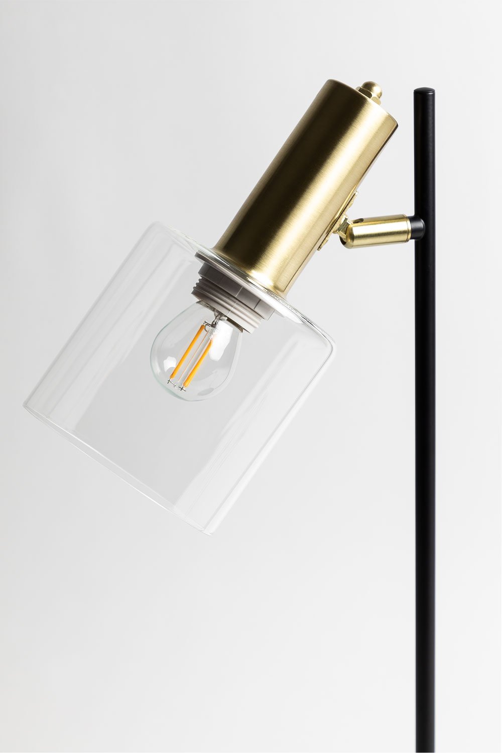 Directional table lamp in iron and Andalusian glass, gallery image 4