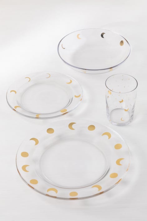 16 pieces  Glass tableware Exton