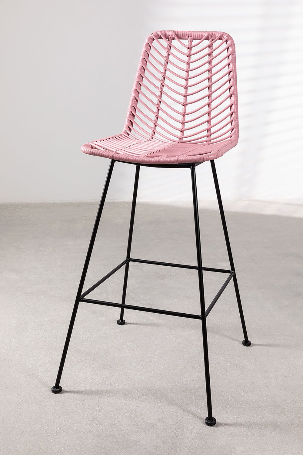 Synthetic Rattan  High Stool Gouda Colors , gallery image 1