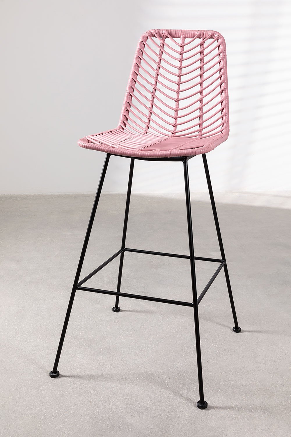 Synthetic Rattan High Stool Gouda Colors, gallery image 1
