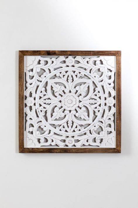 Decorative Panel in Wood (64x66 cm) Narmadas