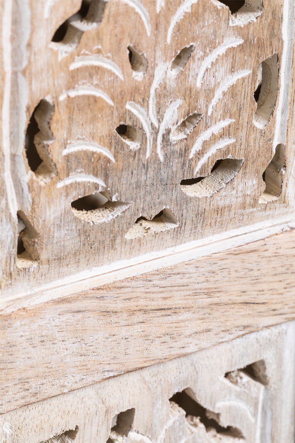 Kasira Design mango wood foldable side table (Ø44.5cm), gallery image 6