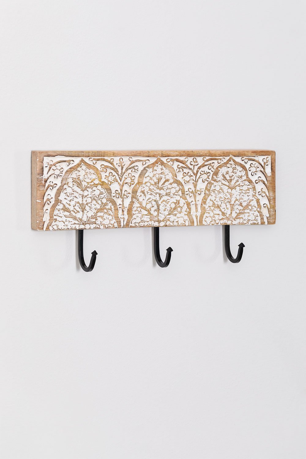 Tiala Mango Wood Wall Coat Rack          , gallery image 2