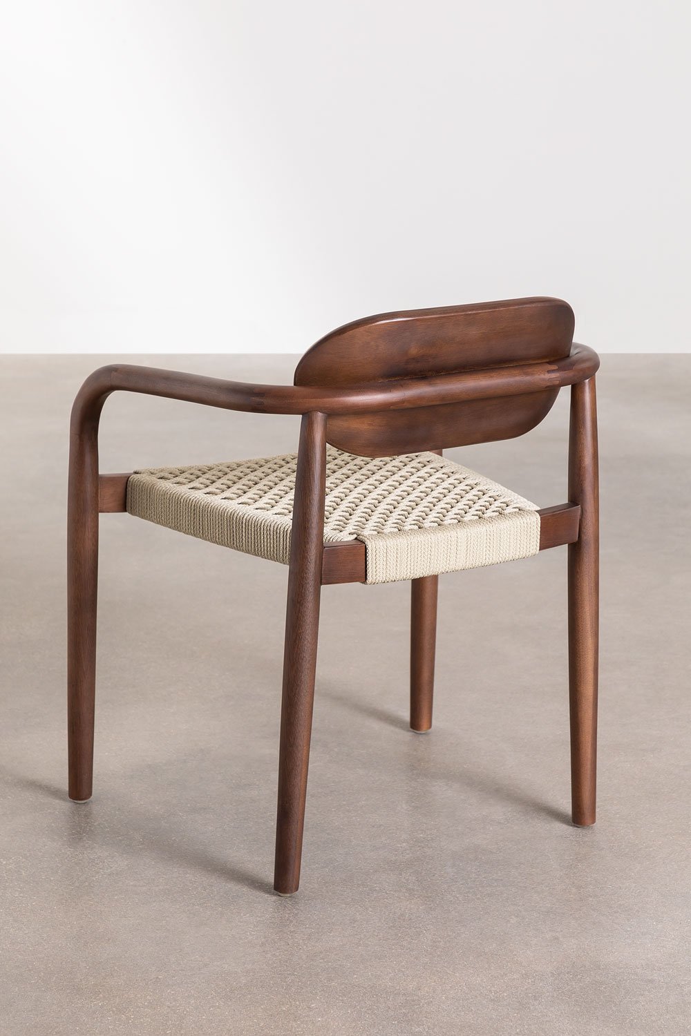 Pack of 2 garden chairs with wooden armrests Naele Vintage, gallery image 1830309