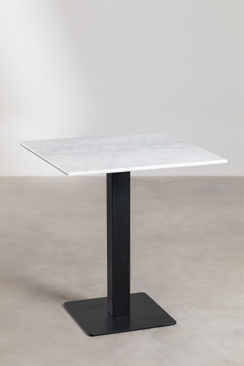 Square Bar Table in Livanto Marble, gallery image 1