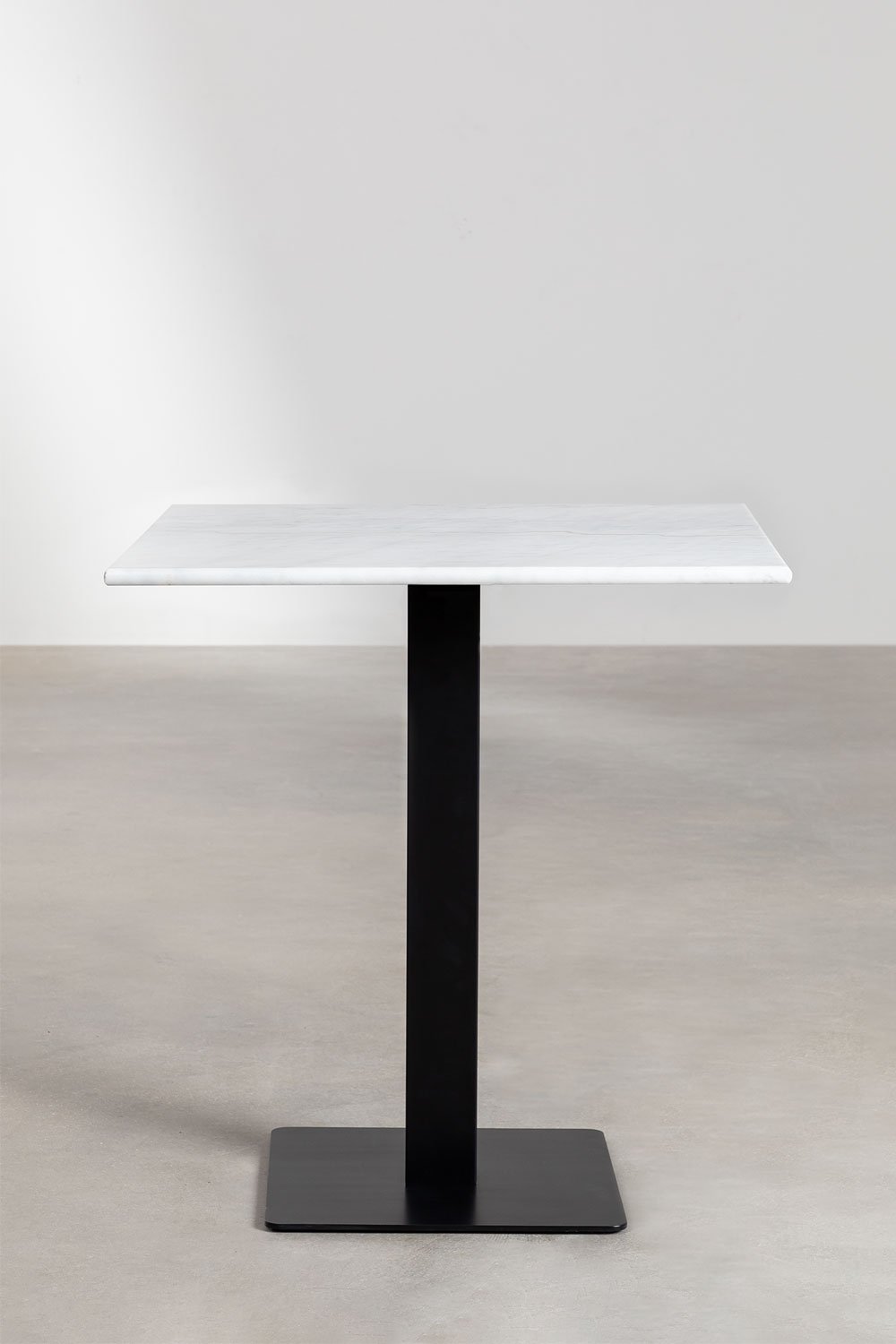 White square bar deals table