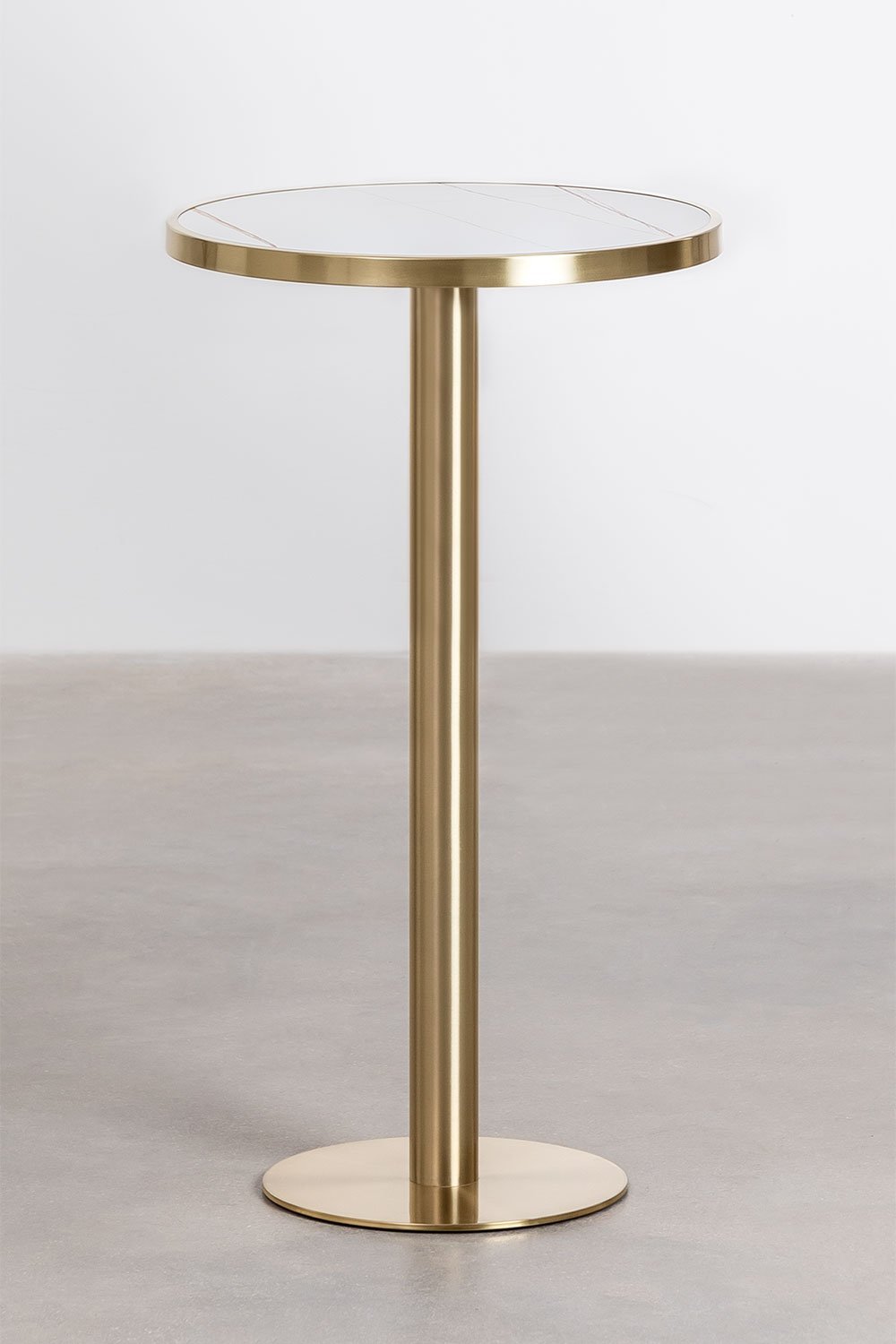 Round High Bar Table in Stoneware (Ø60 cm) Manhattan, gallery image 1