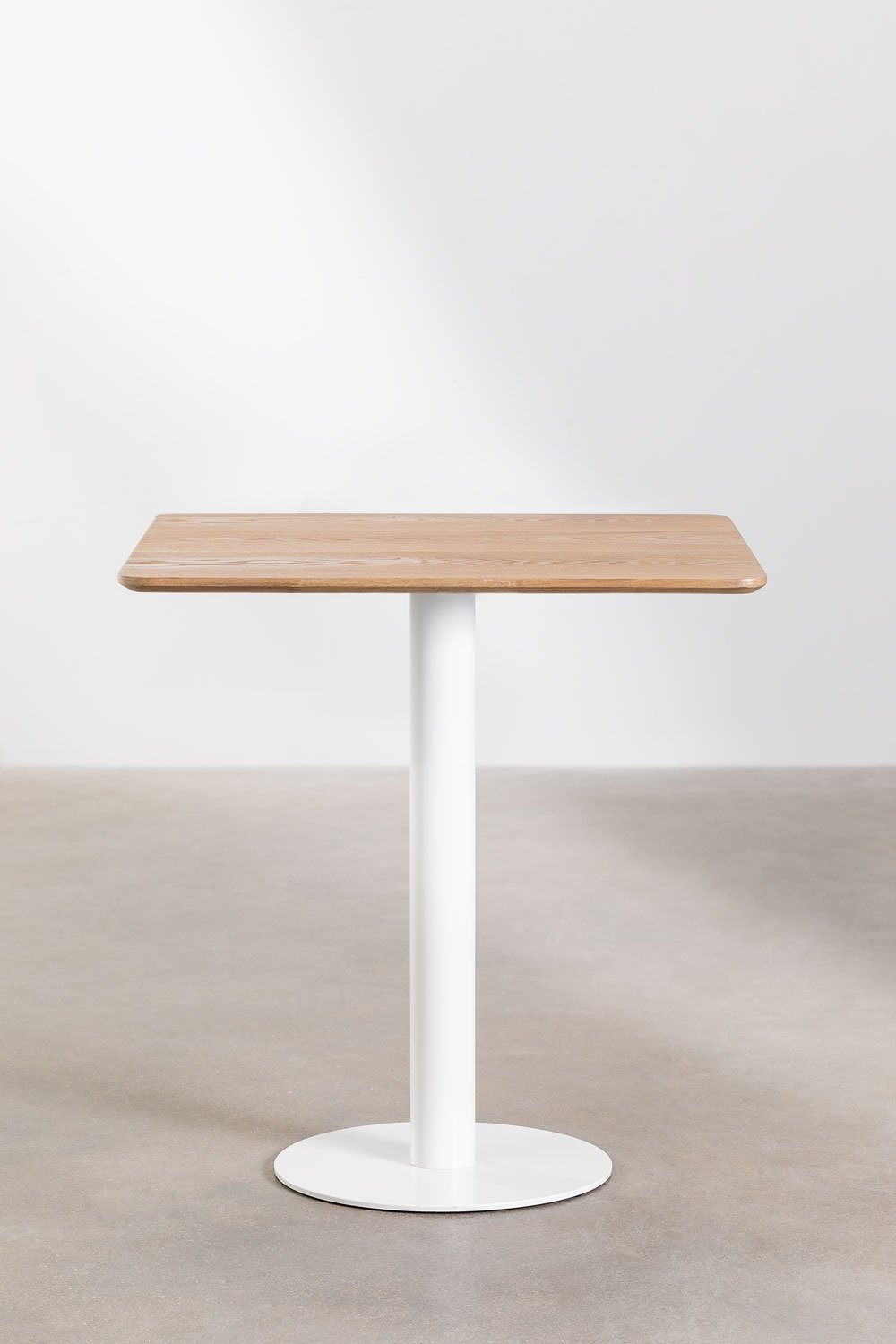 Square Ash Wood Bar Table FRAPPE, gallery image 2