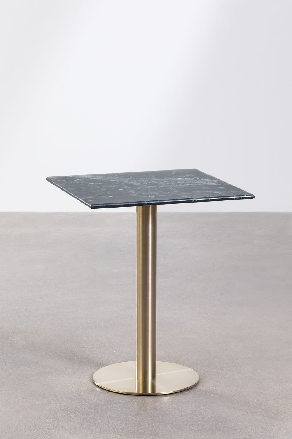 Cosmopolitan square marble bar table, gallery image 1