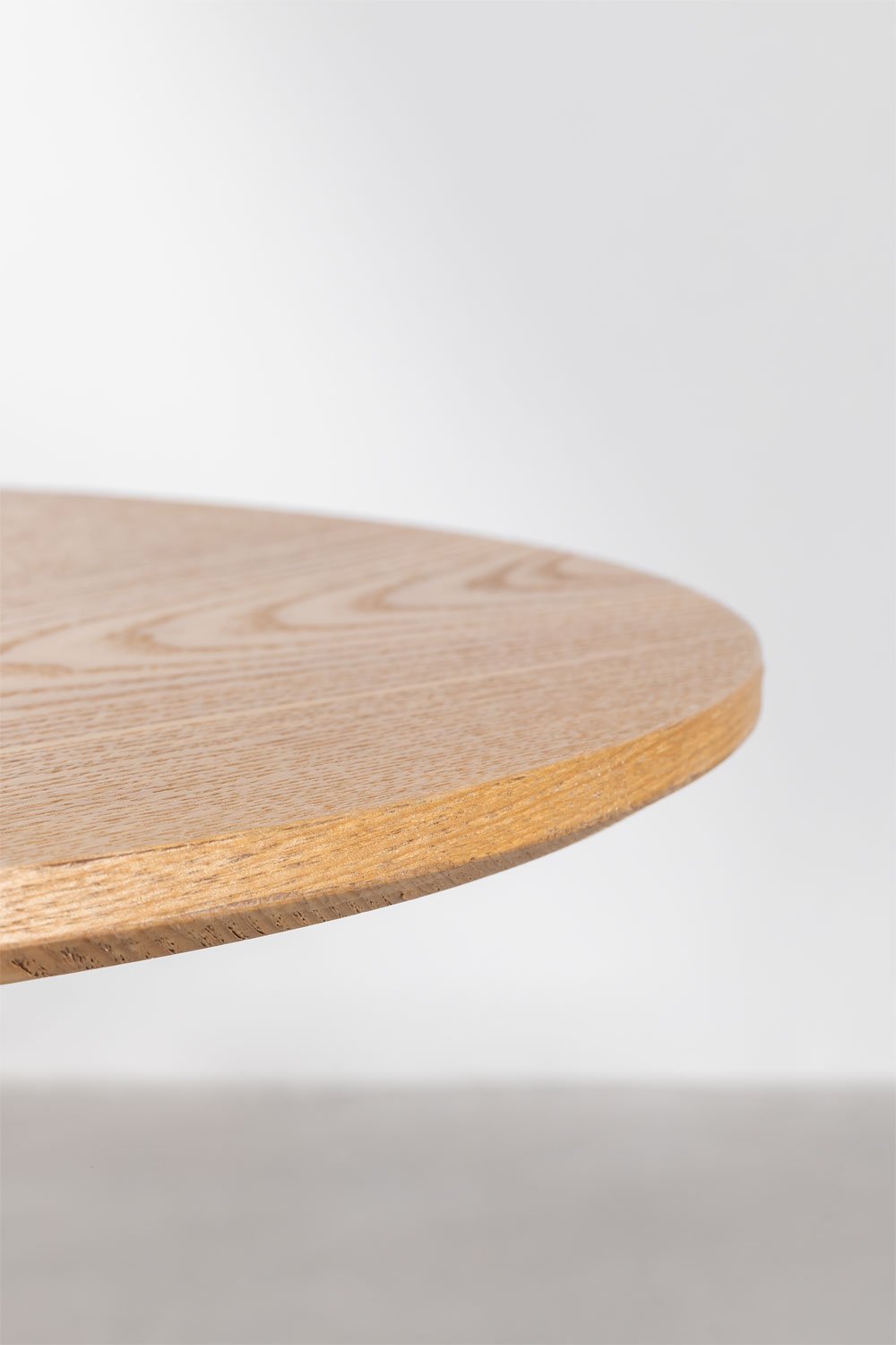 Round high bar table in Frappe ash veneer, gallery image 3