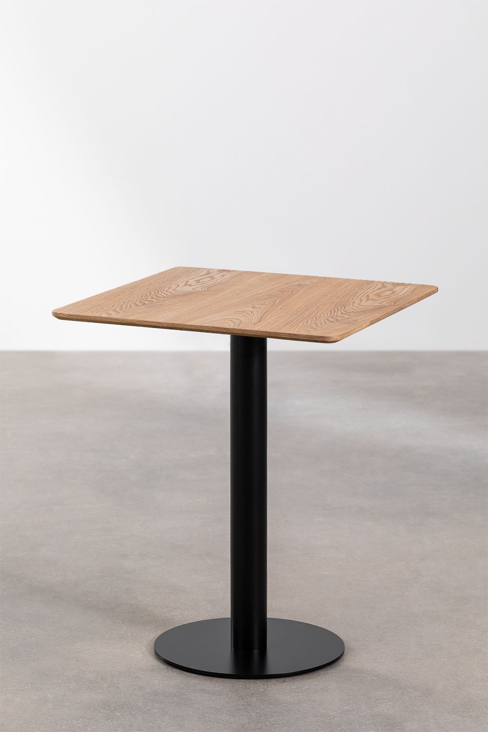 Square Ash Wood Bar Table FRAPPE, gallery image 1