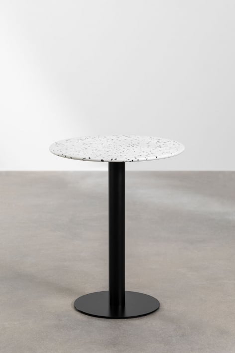Round Bar Table in Terrazzo (Ø60cm) Dolce