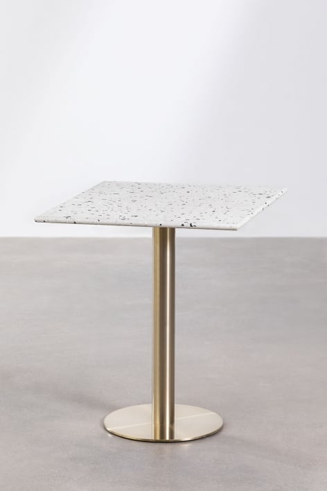 Square Terrazzo Bar Table (60x60 cm) Malibu