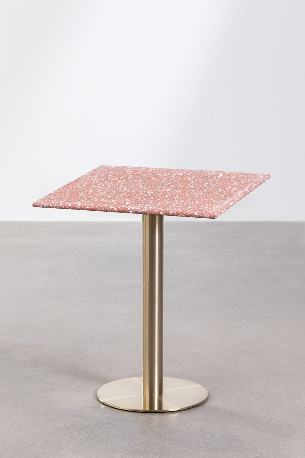 Square Terrazzo Bar Table (60x60 cm) Malibu, gallery image 1