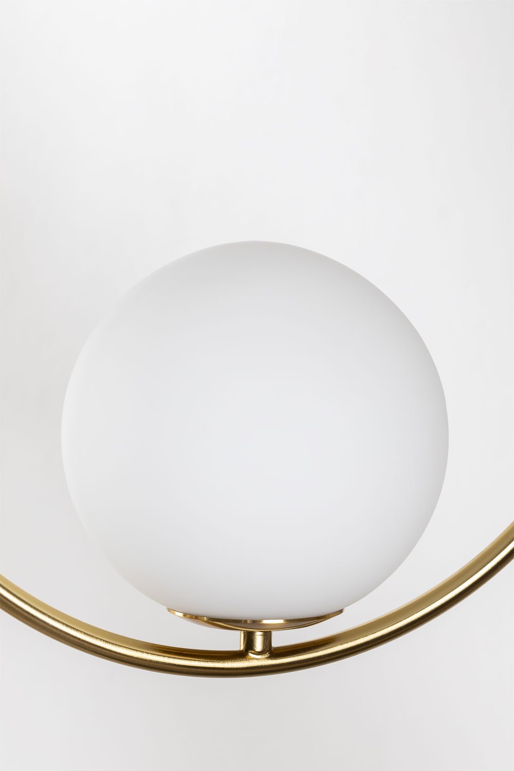 Blaise metal ceiling lamp with glass ball, gallery image 5