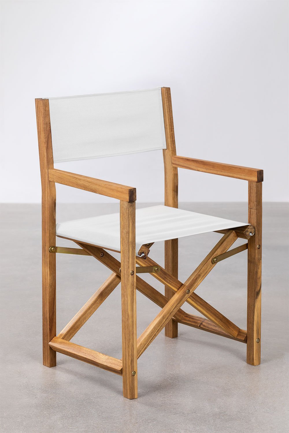 Bardem acacia wood foldable Director's garden chair , gallery image 2