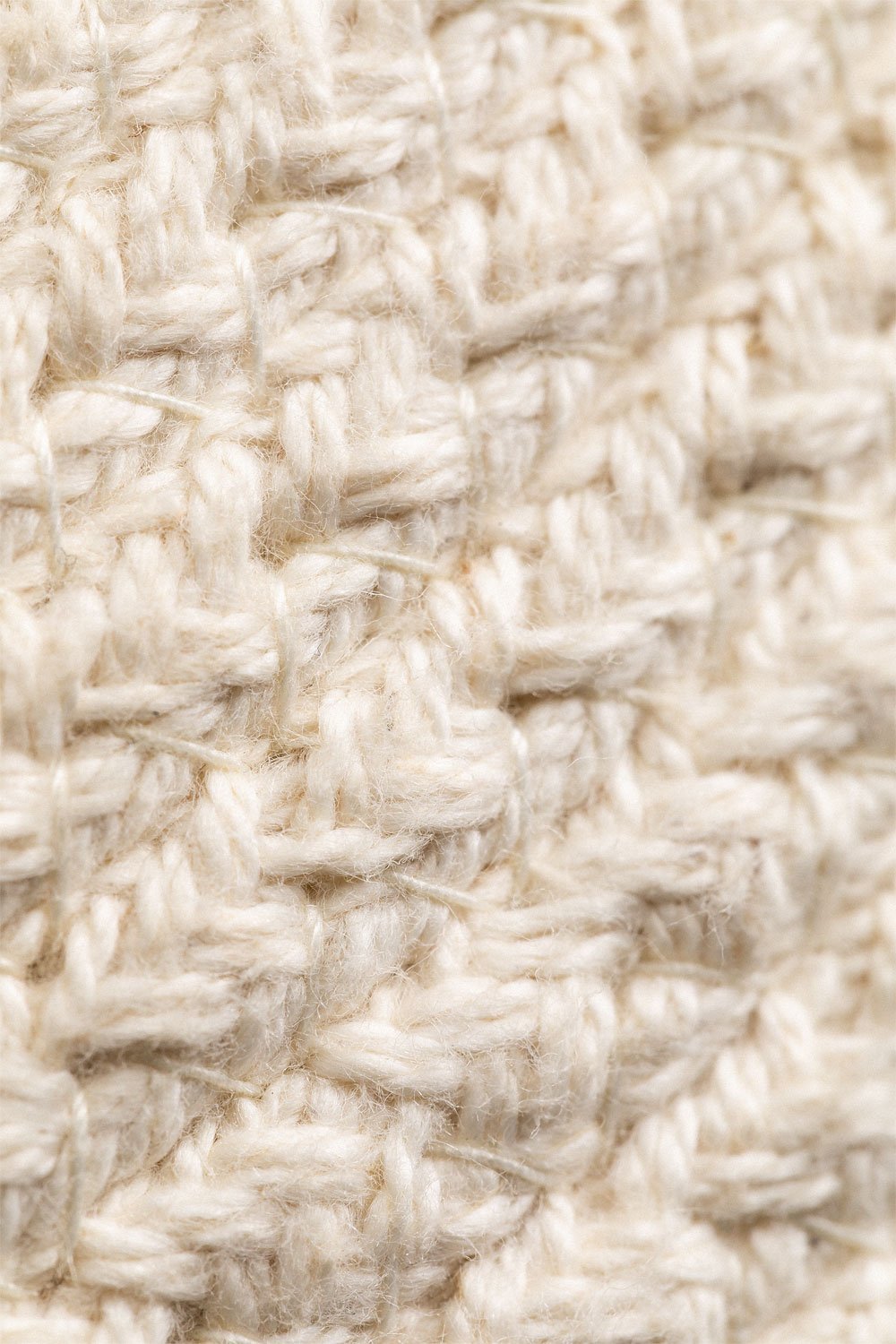 Olets Round Cotton Braided Cushion, gallery image 5