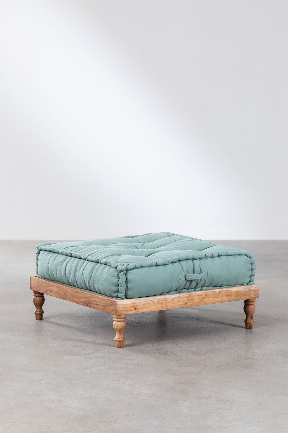 Dhel Design acacia wood modular sofa base, gallery image 3