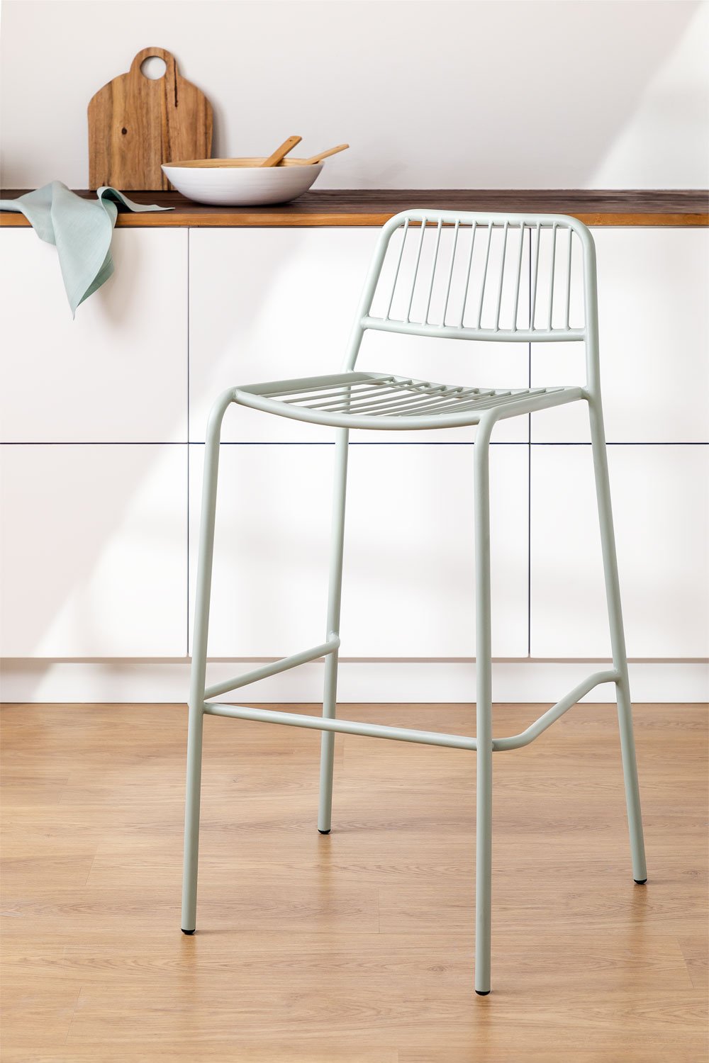Pack of 2 Stackable High Stools Elton, gallery image 1