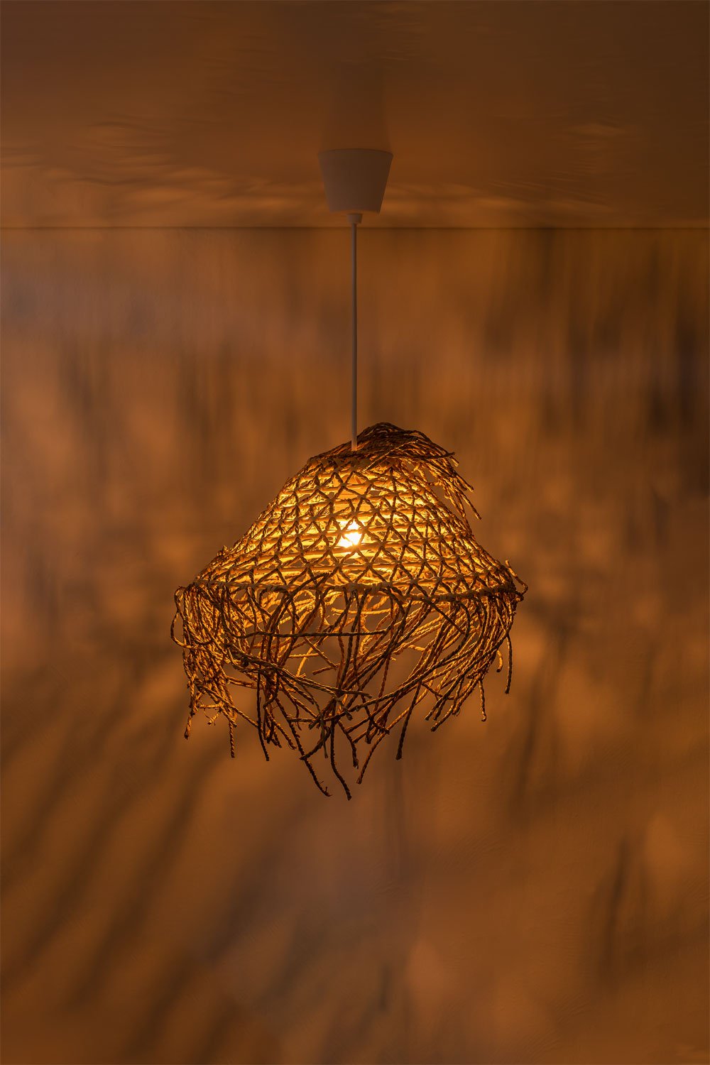 Bamboo Outdoor Ceiling Lamp Beyker, gallery image 2