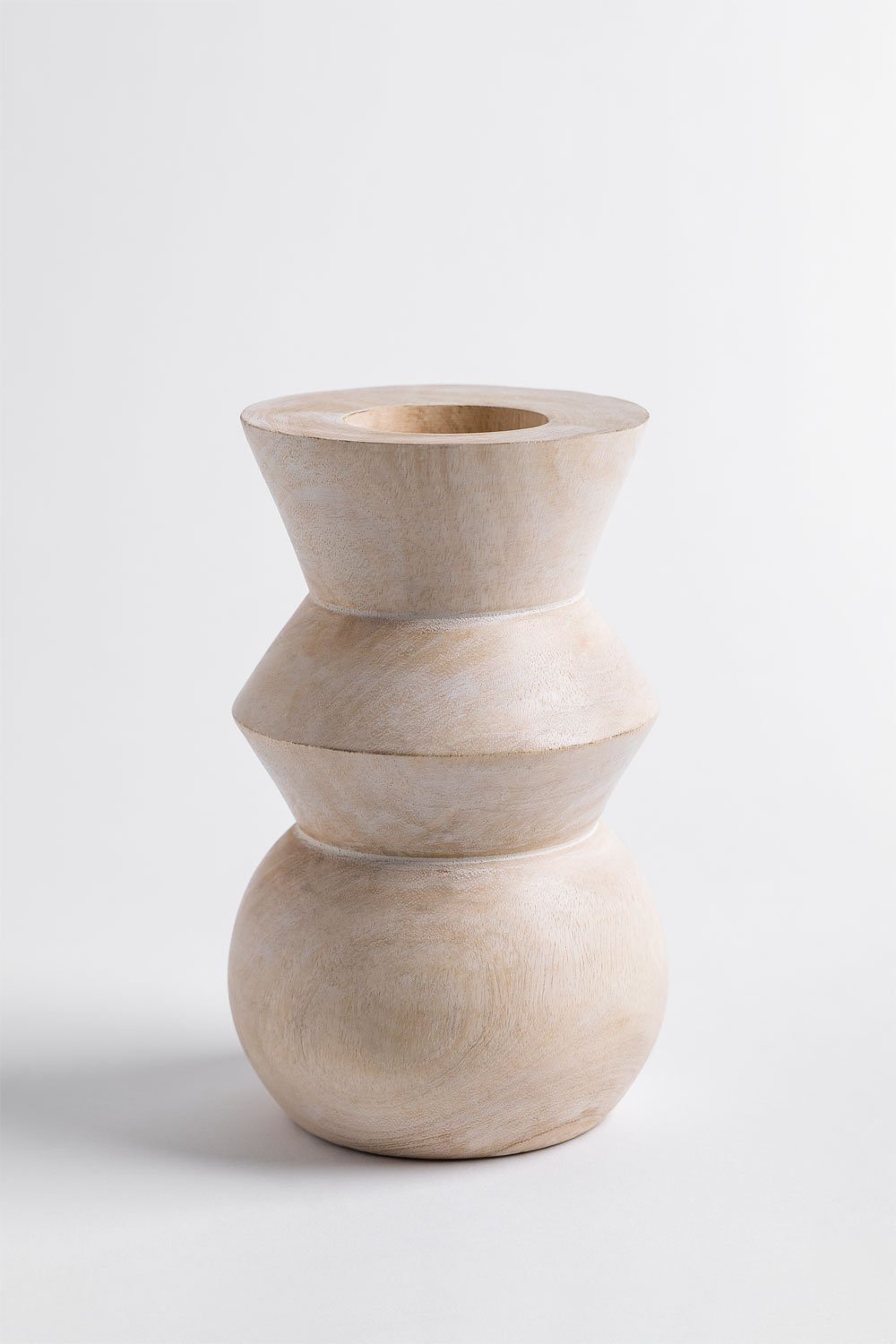 Nadur mango wood vase, gallery image 2