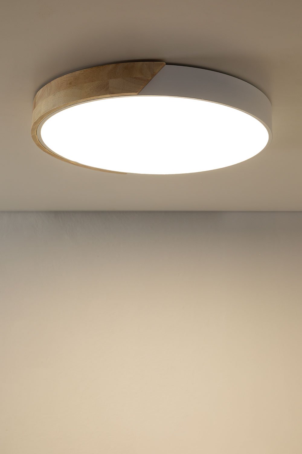 Jan round iron LED ceiling light, gallery image 2