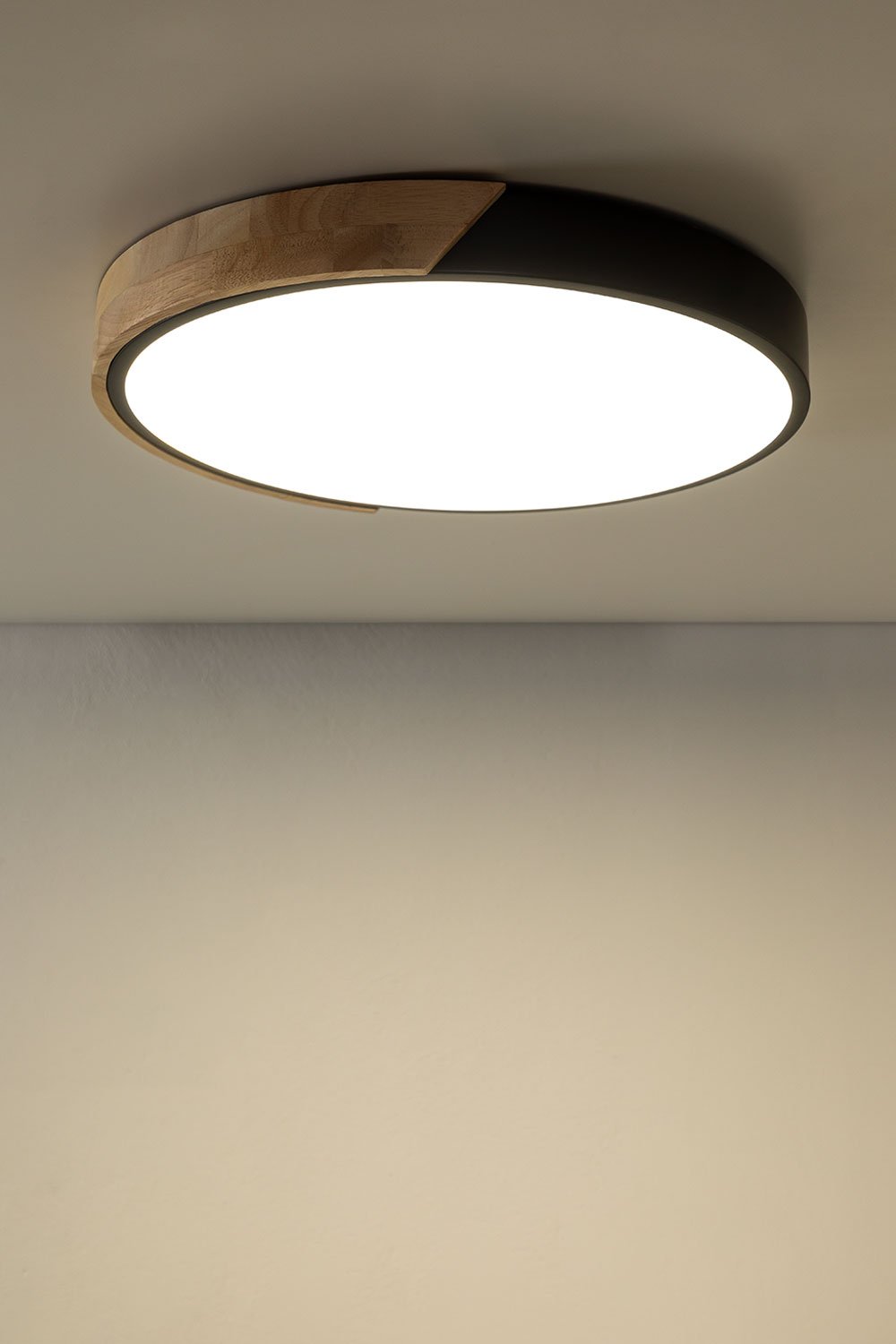 Jan round iron LED ceiling light, gallery image 2
