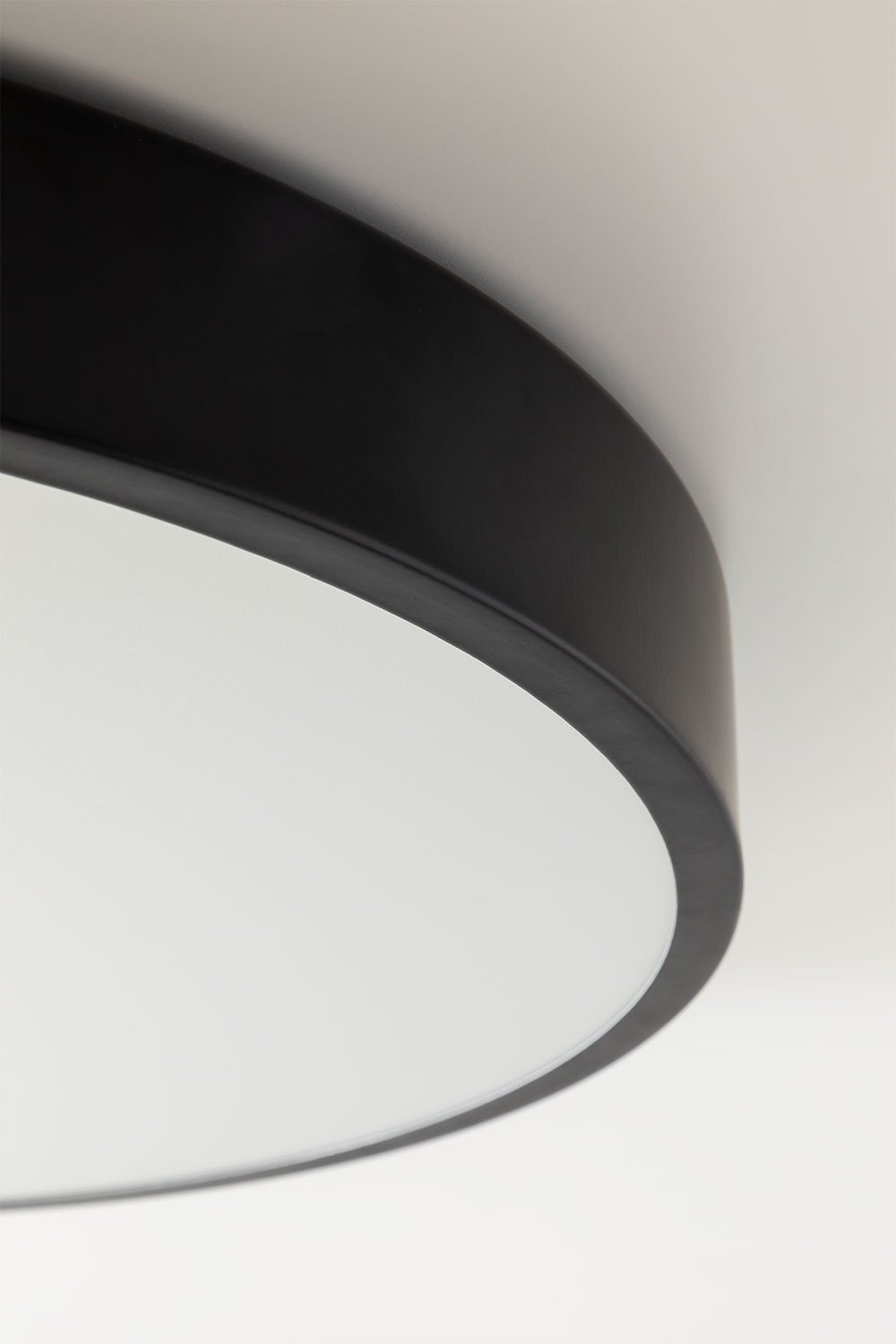 Jan round iron LED ceiling light, gallery image 3