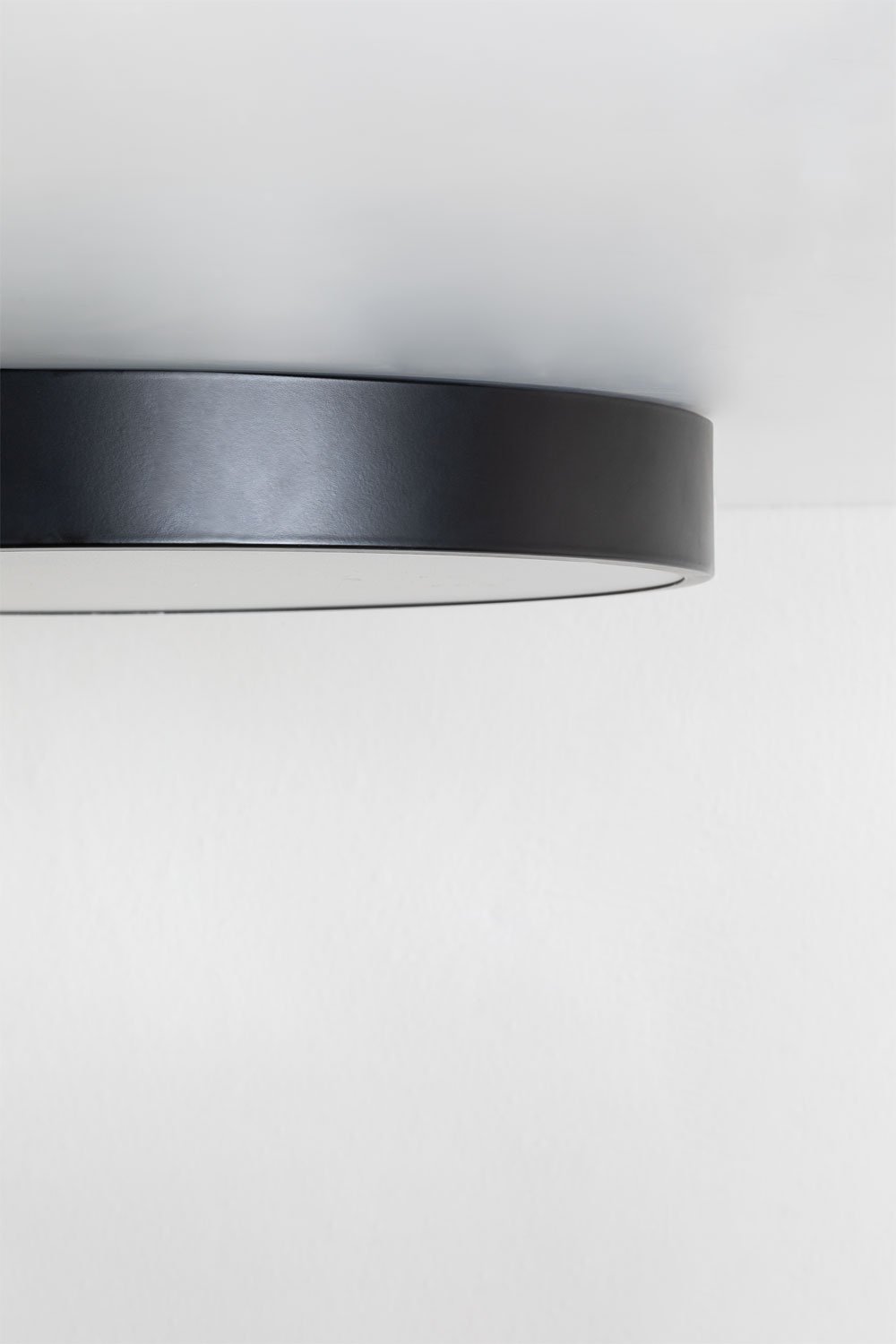 Round Ø40 cm LED ceiling light in iron Cosmin, gallery image 5