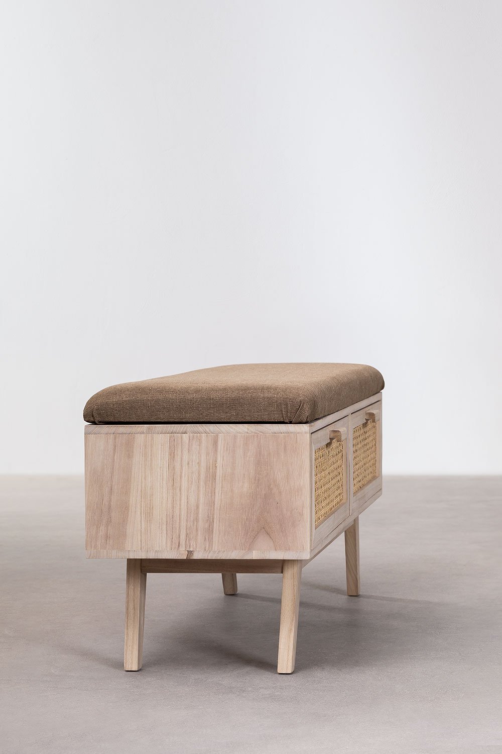 Ralik Design wooden bench with 2 drawers, gallery image 3