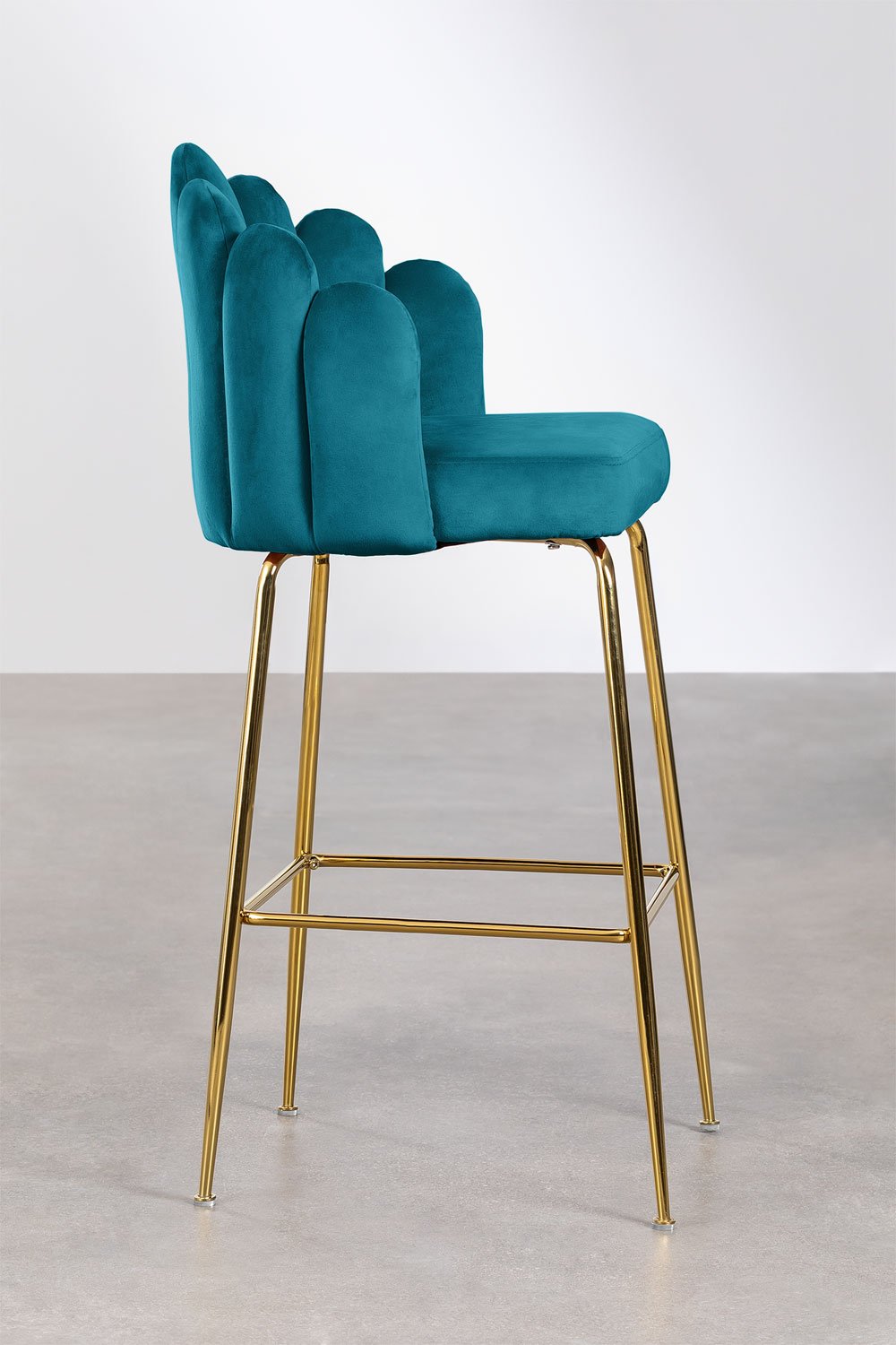 Velvet High Stool Markina, gallery image 2