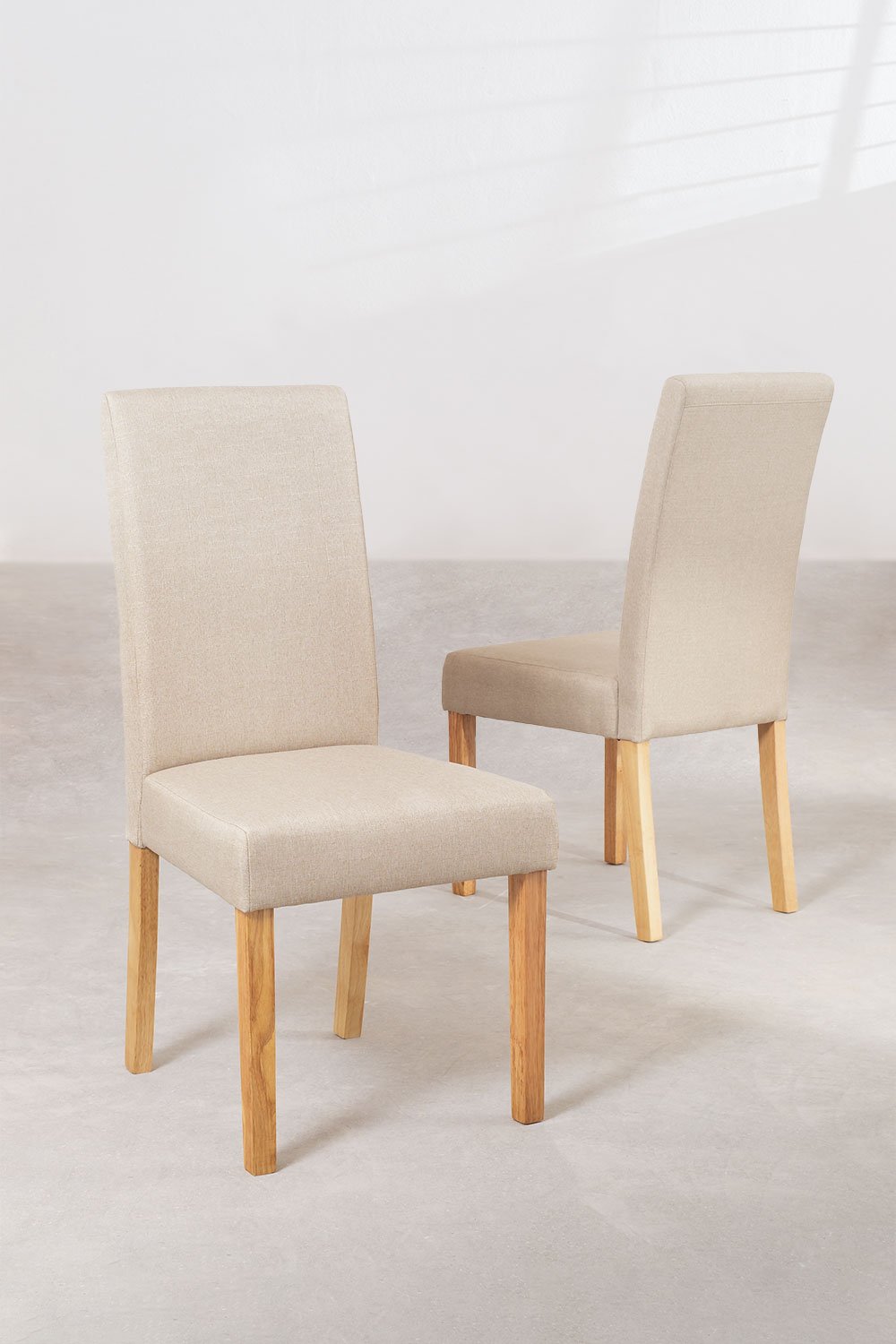 Pack of 2 Fabric Dining Chairs Cindy , gallery image 1