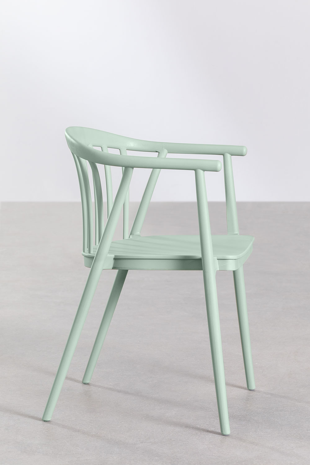 Set of 4 Stackable Dining Chairs IVOR SKLUM