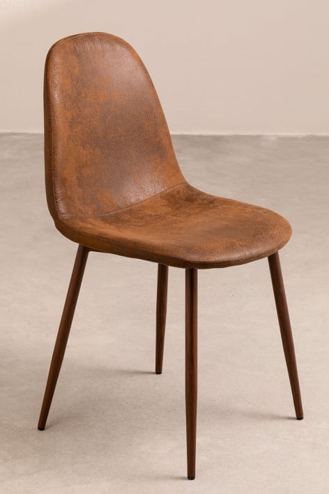 Dining Chair in Faux Leather Glamm