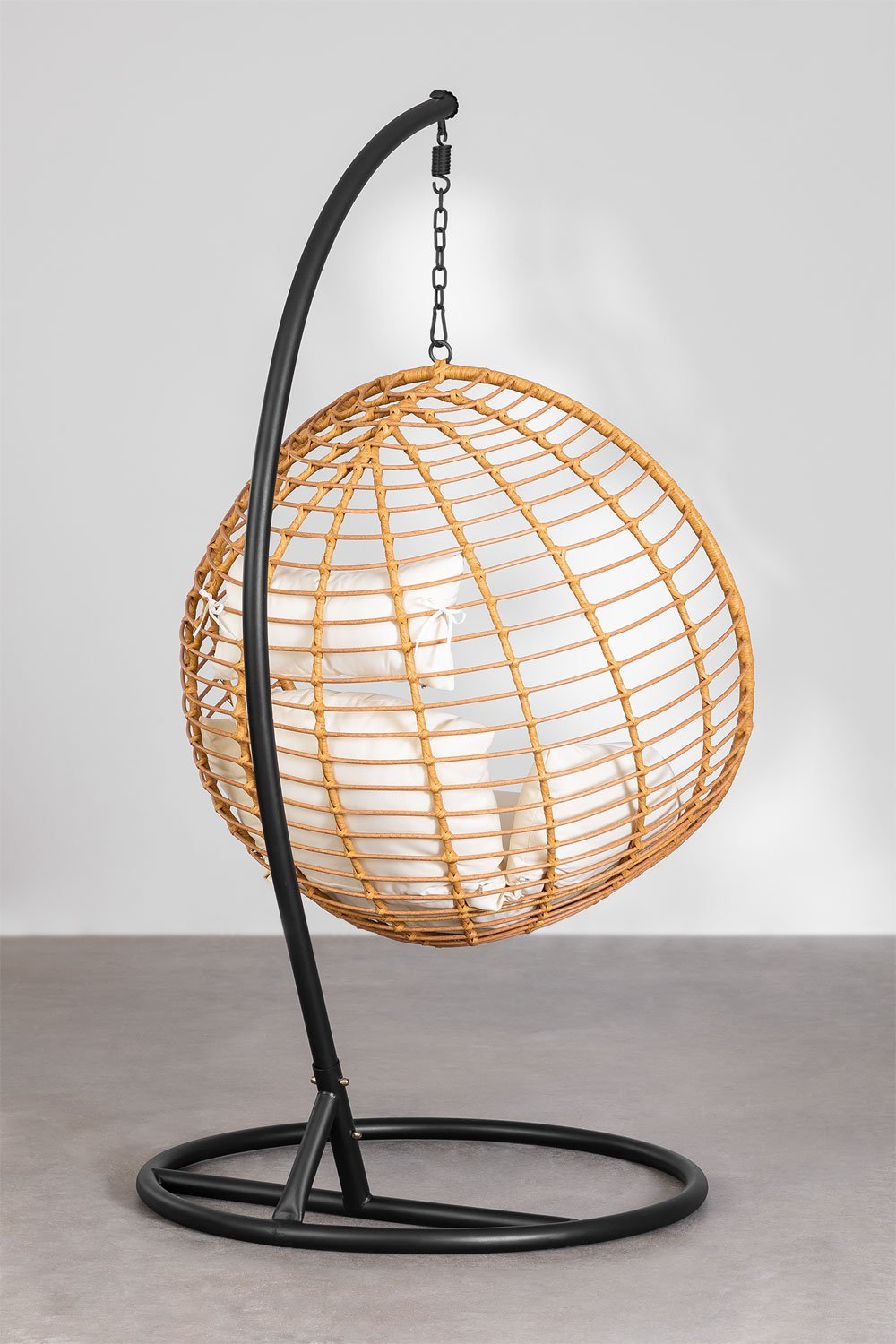 Yosif hanging chair with cushion, gallery image 3