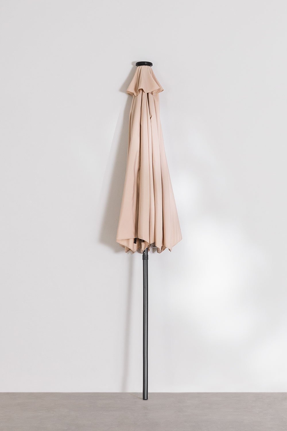 Umbrella Ø270 cm with light in fabric and steel Uzombras, gallery image 3