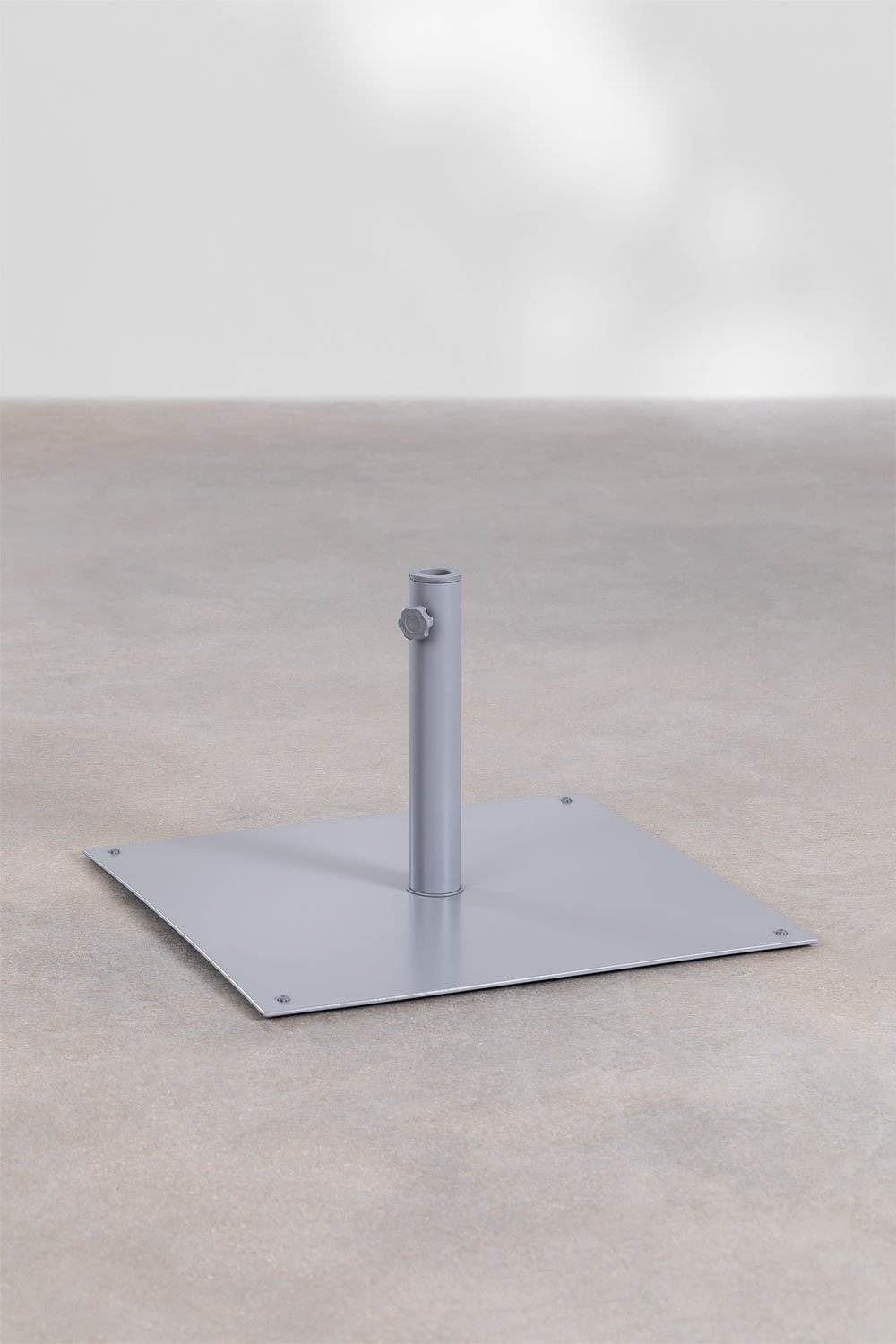 Square parasol base in Peuet steel, gallery image 2