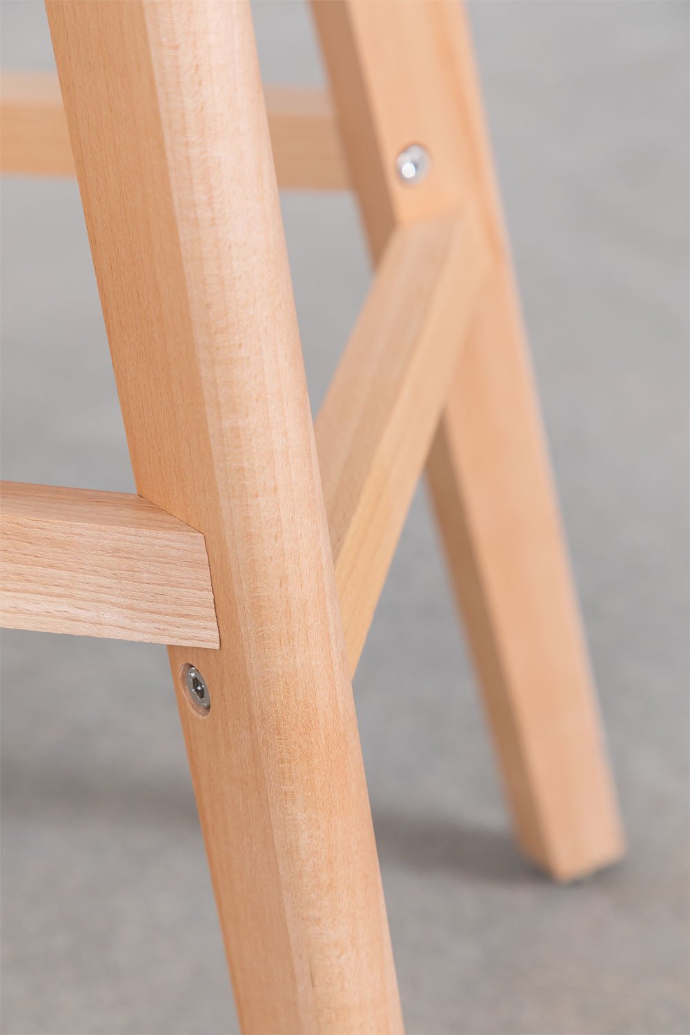 Nordic high stool with leatherette cushion, gallery image 6