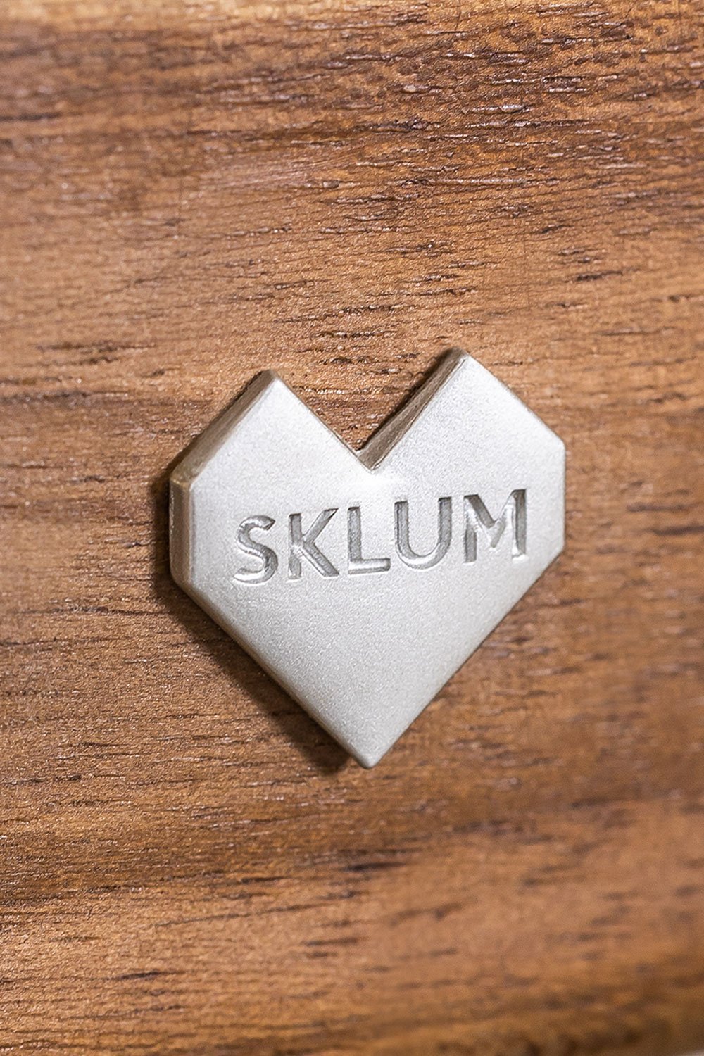 High stool 65 cm in Malmo teak wood, gallery image 9