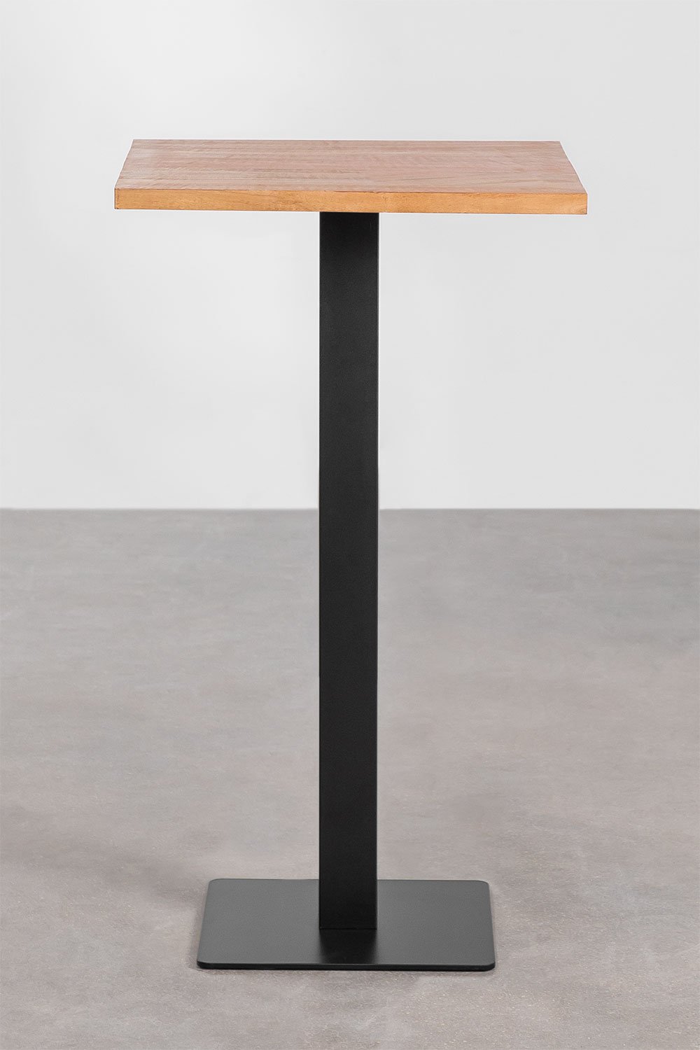 High square bar table in acacia wood Ristretto, gallery image 2