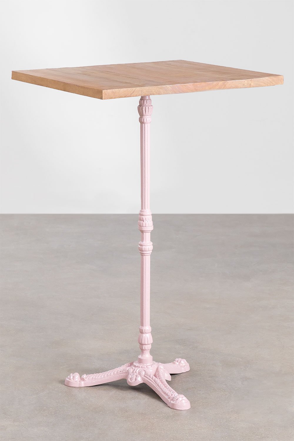 Square Acacia Wood High Bar Table Vienna , gallery image 1