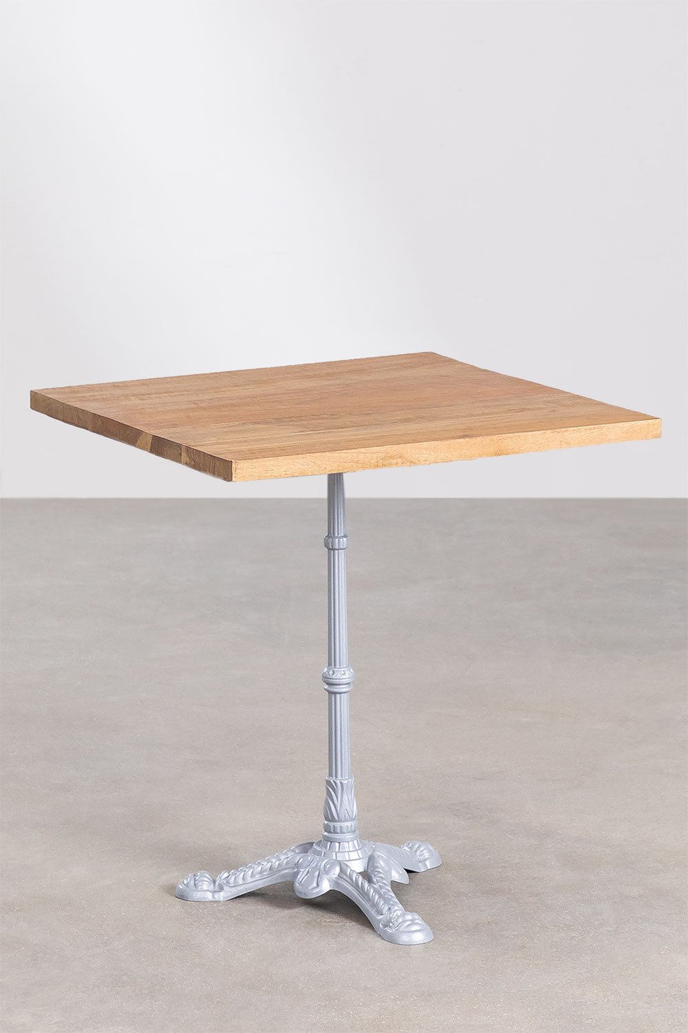 Square Acacia Wood Bar Table Vienna, gallery image 1